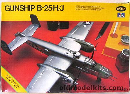 Testors 1/72 B-25H B-25A B-25J PBJ-1H Mitchell - 82 BS 12th BG India 1944 / US Navy 1945 (PBJ-1H) / 486 BS 340 BG Corsia 1944 / 319 BG Corsica 1944, 877 plastic model kit